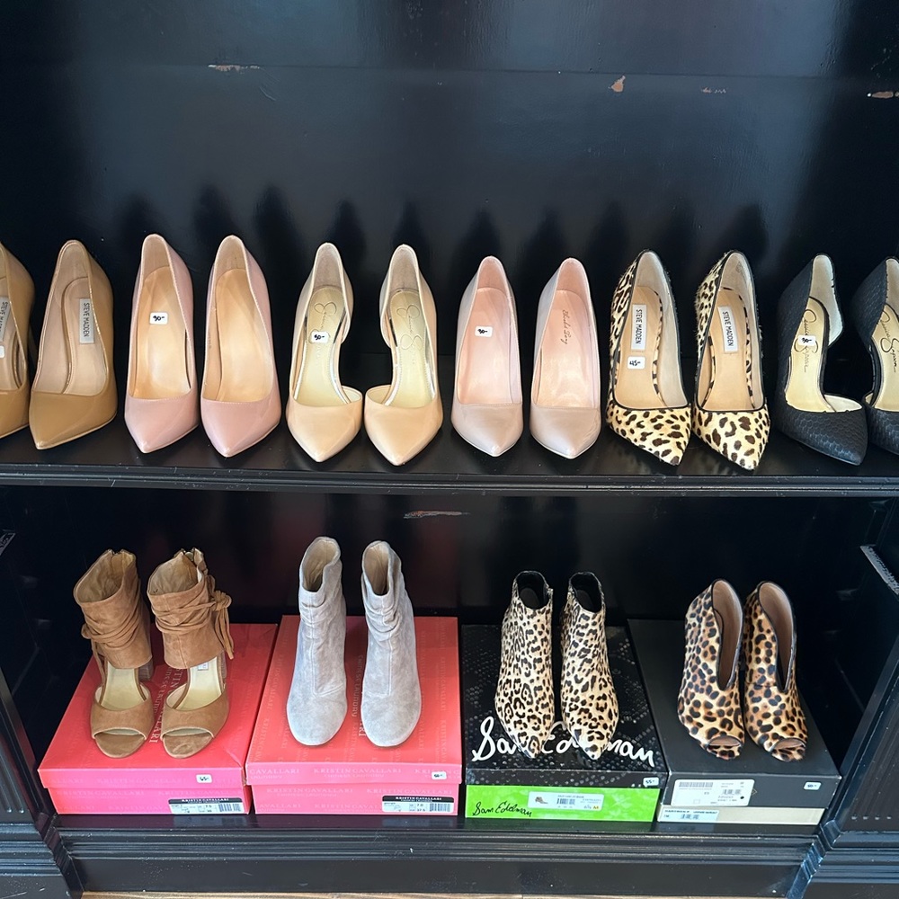 Assortment of shoes